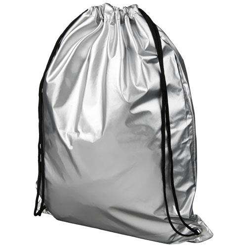 Błyszczący plecak Oriole ze sznurkiem ściągającym-2313394