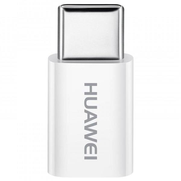 Huawei AP52 adapter przejściówka ze złącza Micro USB na USB Typ-C 5V 2A biały (04071259)-2139740