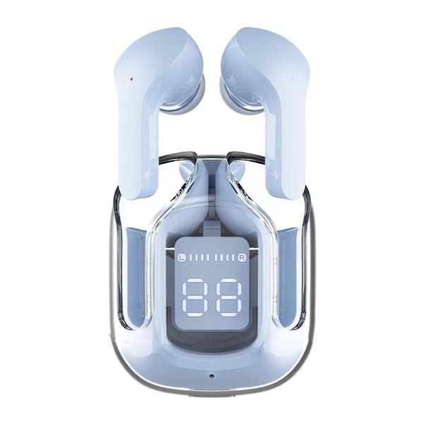 Acefast dokanałowe słuchawki bezprzewodowe TWS Bluetooth jasnoniebieski (T6 ice blue)-2405791