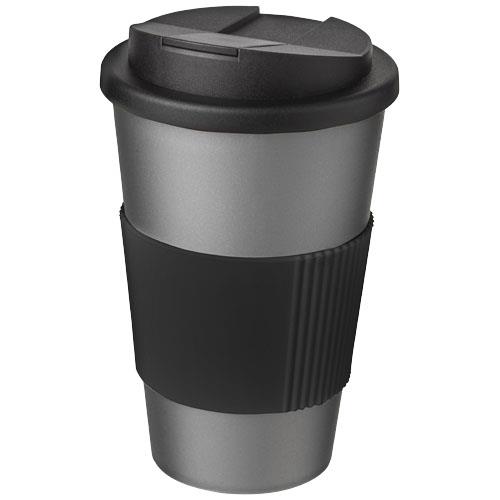 Americano® 350 ml tumbler with grip & spill-proof lid-2331176