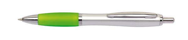 Długopis SWAY, srebrny, zielone jabłko-2306862