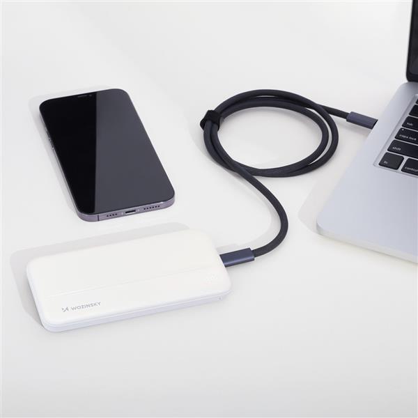 Wozinsky powerbank 10000mAh 2 x USB biały (WPBWE1)-2622206