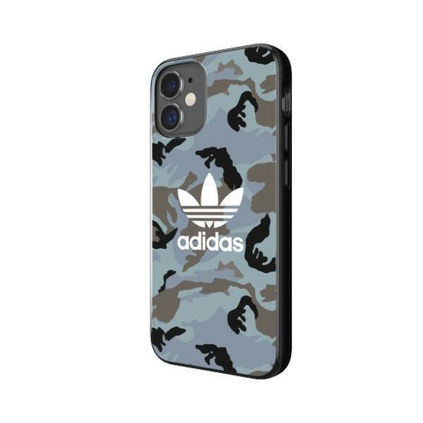 Etui Adidas OR SnapCase Camo na iPhone 12 mini niebiesko/czarny 43701-2284569