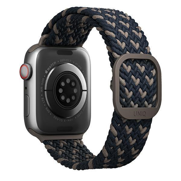 UNIQ pasek Aspen Apple Watch 44/42/45/49 mm Series 4/5/6/7/8/SE/SE2/Ultra Braided DE niebieski/obsidian blue-2285822