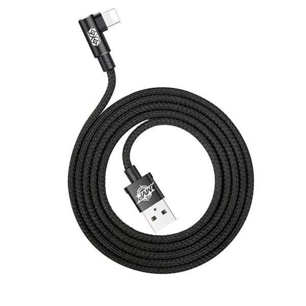 Baseus kabel MVP Elbow USB - Lightning 1,0 m 2A czarny-2105834