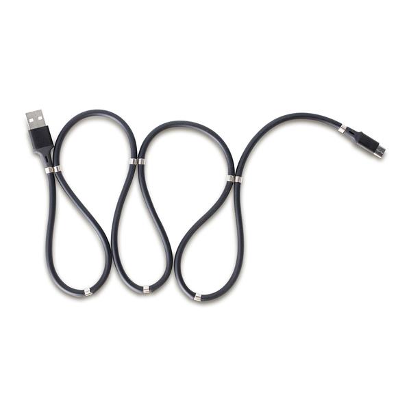 Kabel z magnesami Connect, czarny-2015728