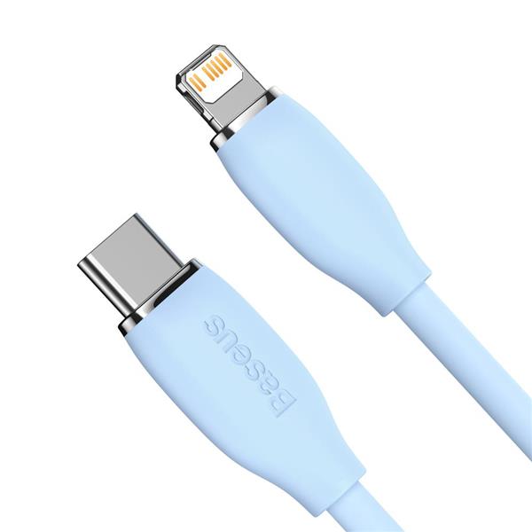 Baseus kabel Jelly Liquid PD USB-C - Lightning 1,2 m niebieski 20W-3018325
