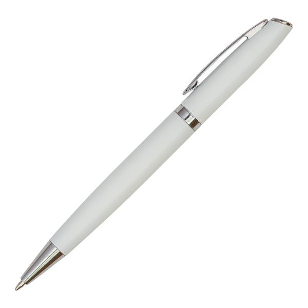 Długopis aluminiowy Trail, biały-2650973
