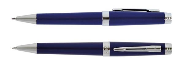 Długopis EXO Sagitta, niebieski, wykończenia chromowane-3040314
