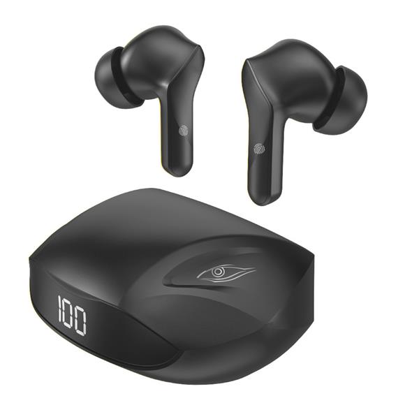 Dudao dokanałowe słuchawki bezprzewodowe TWS Bluetooth 5.2 czarny (U16H-black)-2254040