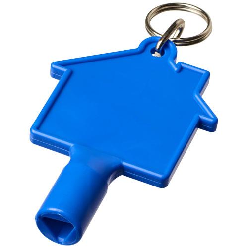 Klucz do skrzynki licznika w kształcie domku Maximilian z brelokiem-2317679
