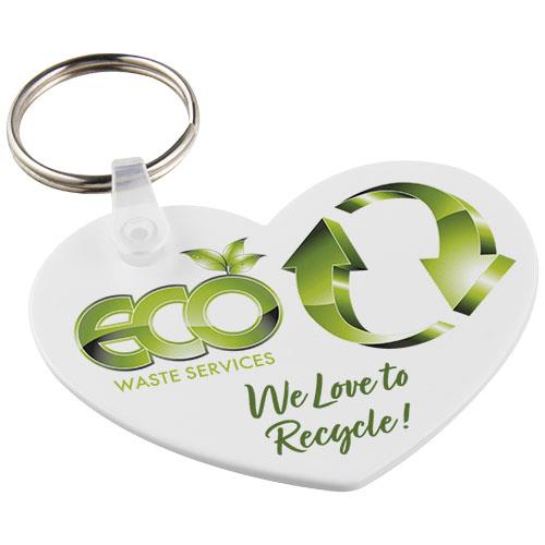 Tait łańcuch do kluczy z recyklingu w kształcie serca-2372902