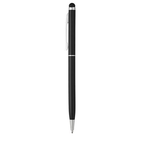 ZOE BK. Długopis z końcówką dotykową, aluminium-2584343