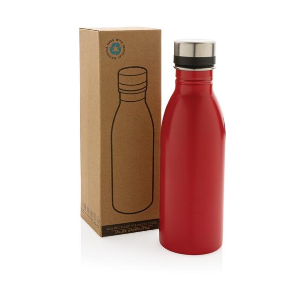 Butelka sportowa 500 ml ze stali nierdzewnej z recyklingu-3044115