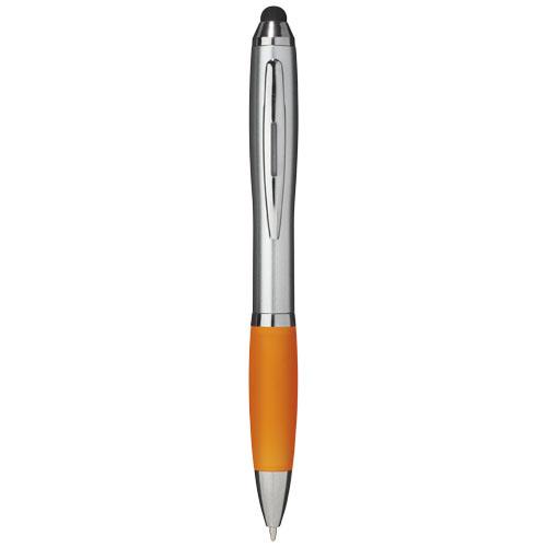 Długopis ze stylusem i kolorowym uchwytem Nash-2310231