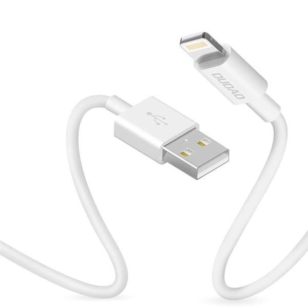 Dudao przewód kabel USB / Lightning 3A 1m biały (L1L white)-2148250