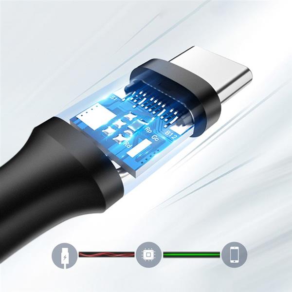 Ugreen kabel przewód USB 3.0 - USB Typ C 1m 3A czarny (20882)-2150712