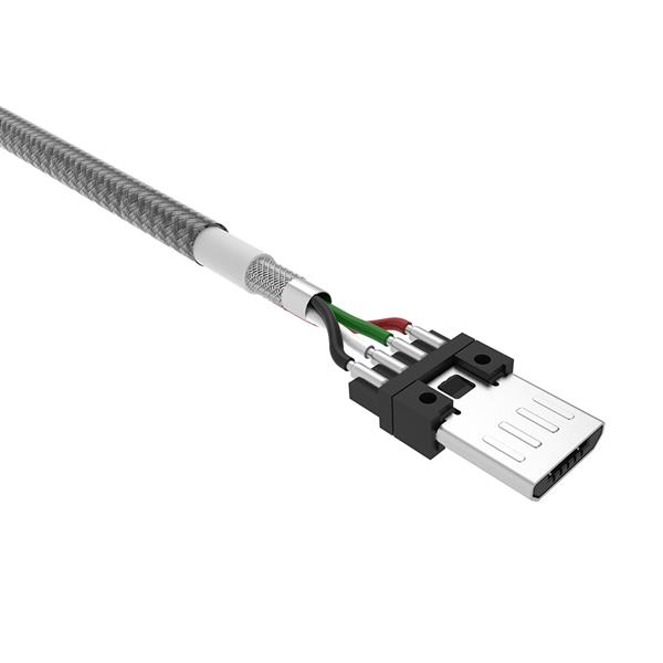 Nylonowy kabel do transferu danych LK30 Typ - B Quick Charge 3.0-655596