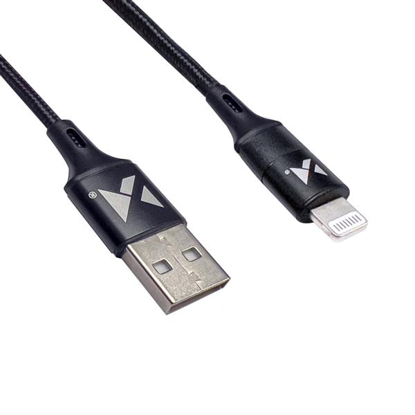 Wozinsky kabel przewód USB - Lightning 2,4A 1m czarny (WUC-L1B)-2209271