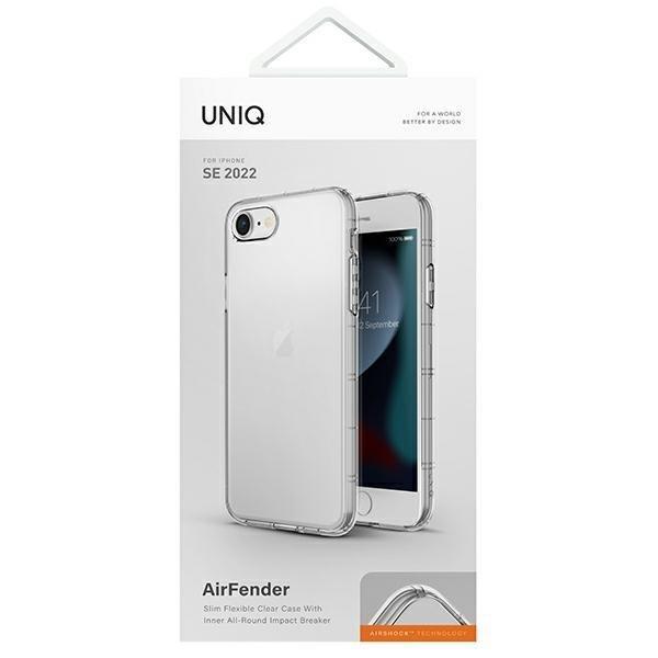 UNIQ etui Air Fender iPhone SE 2022 / SE 2020 /7/8 przezroczysty/clear-2434686
