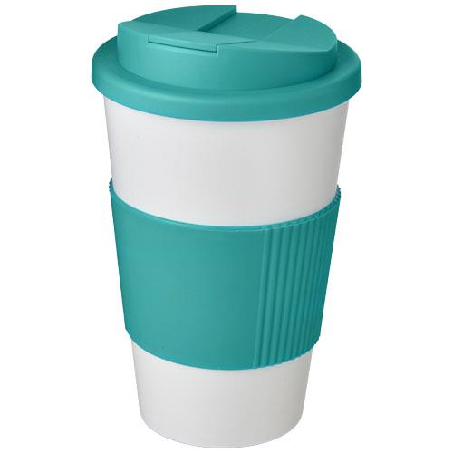 Americano® 350 ml tumbler with grip & spill-proof lid-2331162