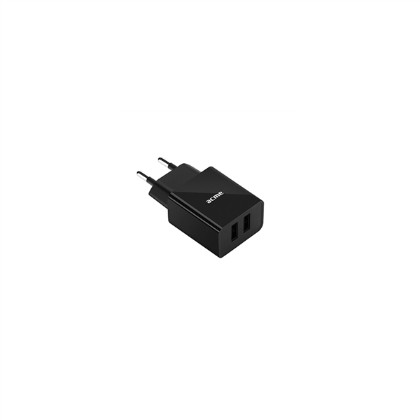 Acme Europe ładowarka sieciowa CH204 2x USB 2,4A czarna-2088079