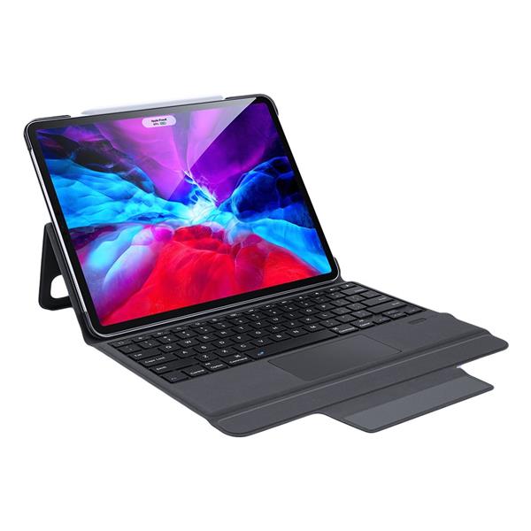 Dux Ducis Touchpad Keyboard Case etui na tablet bezprzewodowa klawiatura Bluetooth iPad Pro 12.9'' 2018 / 2020 / 2021 czarny-2601907
