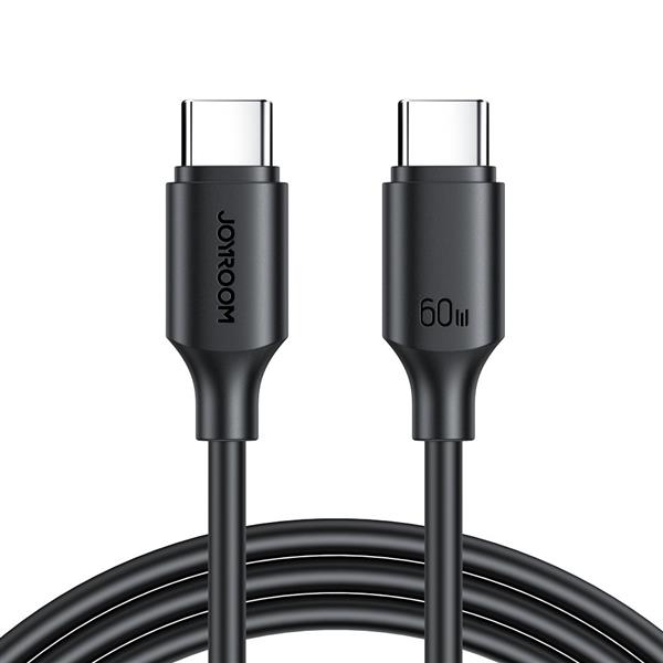 Joyroom kabel USB-C - USB-C 480Mb/s 60W 1m czarny (S-CC060A9)-2428528