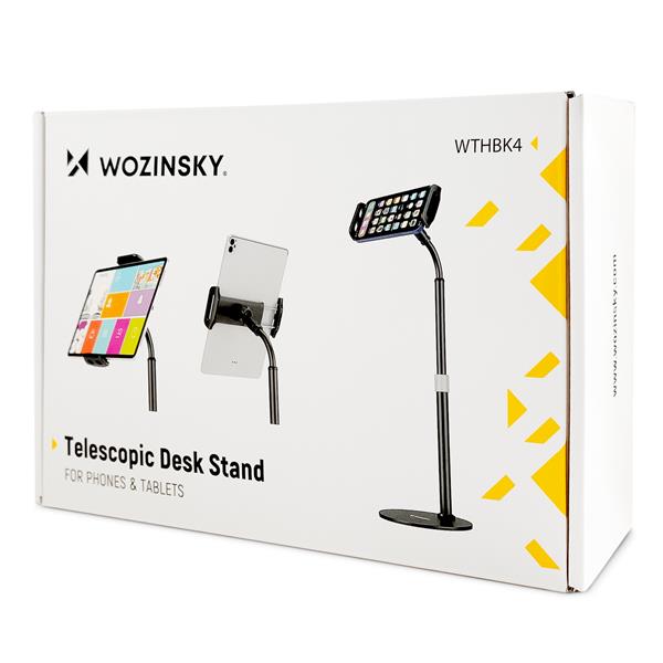 Wozinsky stojak na tablet i telefon na biurko czarny (WTHBK4)-2390623