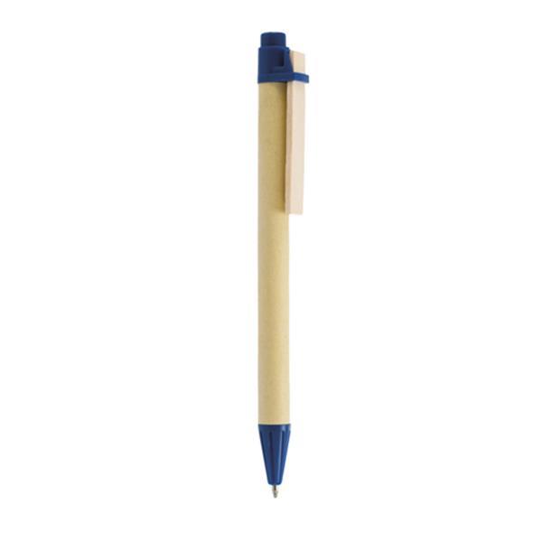 Długopis tekturowy z drewnianym klipsem-1917915