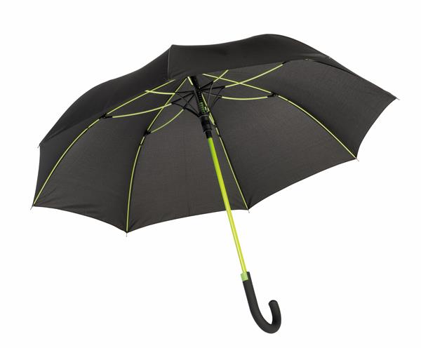 Automatyczny parasol CANCAN, czarny, jasnozielony-2303257