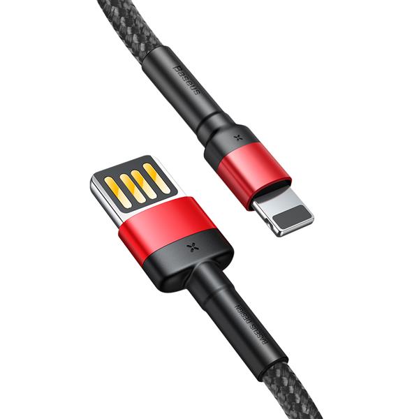 Baseus kabel Cafule PD USB-C - USB-C 2,0 m 5A czerwono-czarny 100W-2113799