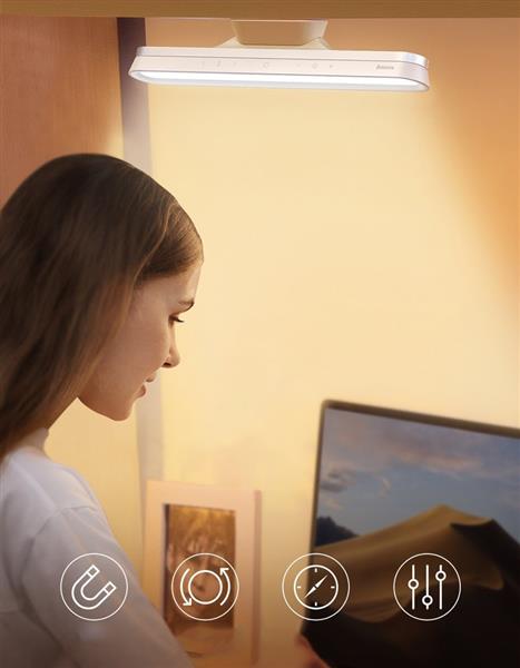 Baseus magnetyczna lampka nocna LED lampa pod szafkę do domu kuchni pokoju biały (DGXC-02)-2168507