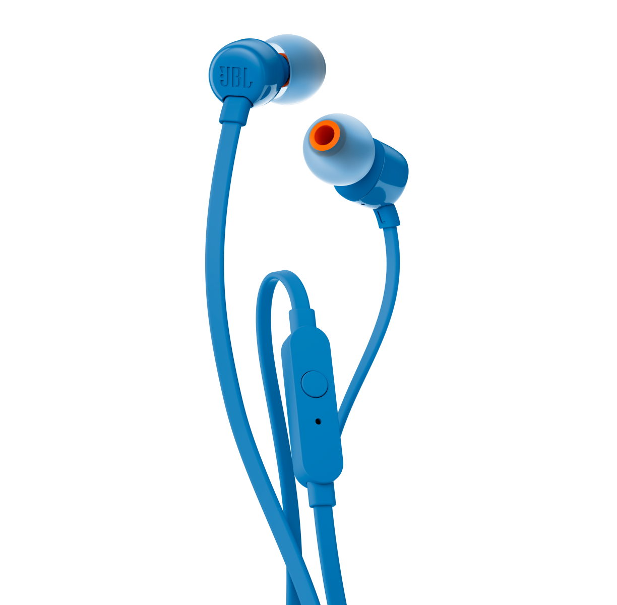 JBL słuchawki przewodowe douszne z mikrofonem T110 niebieskie