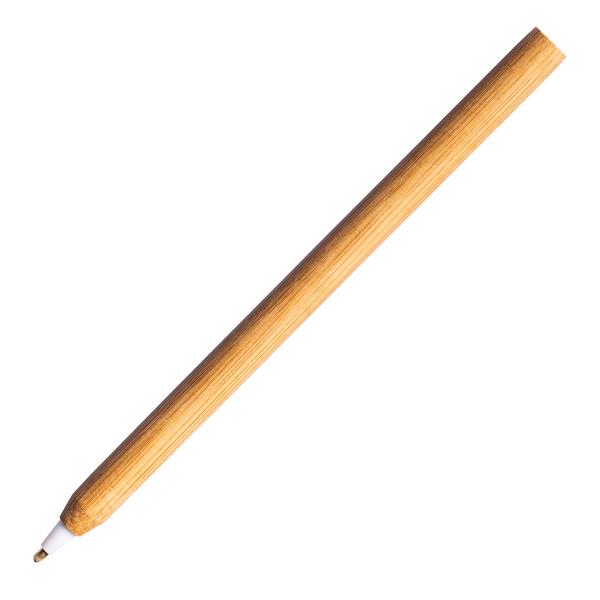 Długopis bambusowy Chavez, biały-2014949