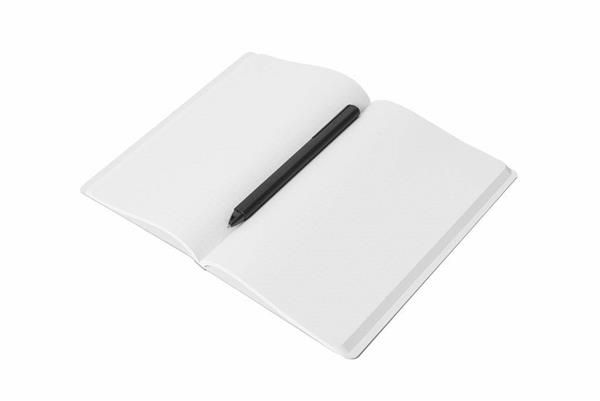 PININFARINA Segno Notebook Stone Paper, notes z kamienia, czarna okładka, kropki-3039953