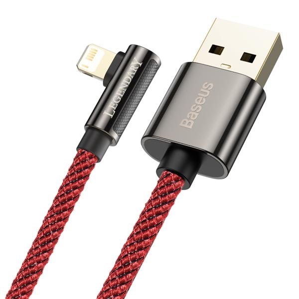 Baseus kabel Legend USB - Lightning 1,0m 2,4A czerwony-2050972
