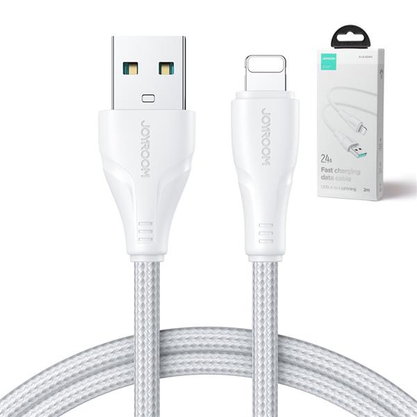 Joyroom kabel USB - Lightning 2.4A Surpass Series 2 m biały (S-UL012A11)-2967768