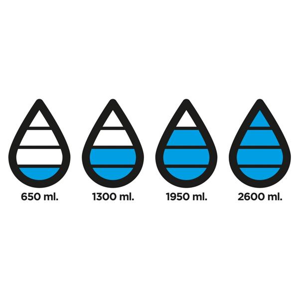 Butelka monitorująca ilość wypitej wody 600 ml Aqua-1666635