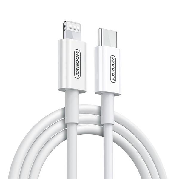 Joyroom kabel do szybkiego ładowania USB Typ C - Lightning (certyfikat MFI) Power Delivery 3 A 1,2 m biały (S-M420)-2204665