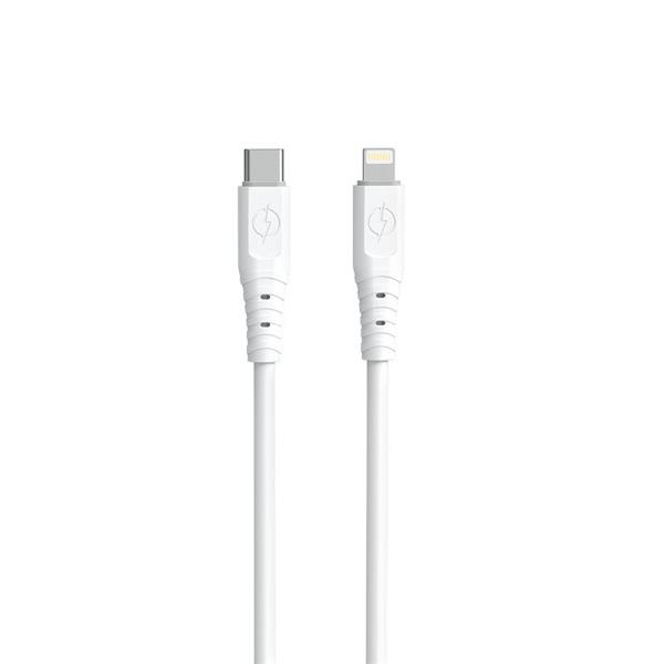 Dudao kabel, przewód USB Typ C - Lightning 6A 65W PD biały (TGL3X)-2282510