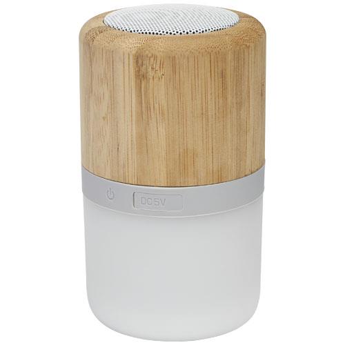 Bambusowy głośnik Bluetooth® Aurea z podświetleniem -2334021