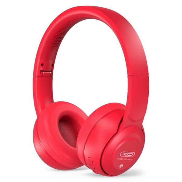 XO Słuchawki Bluetooth BE22 czerwone nauszne-2067936