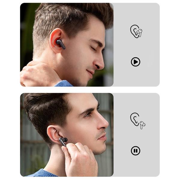 Baseus SIMU S2 bezprzewodowe słuchawki Bluetooth 5.0 TWS z aktywną redukcją szumów ANC niebieski (NGS2-03)-2198962