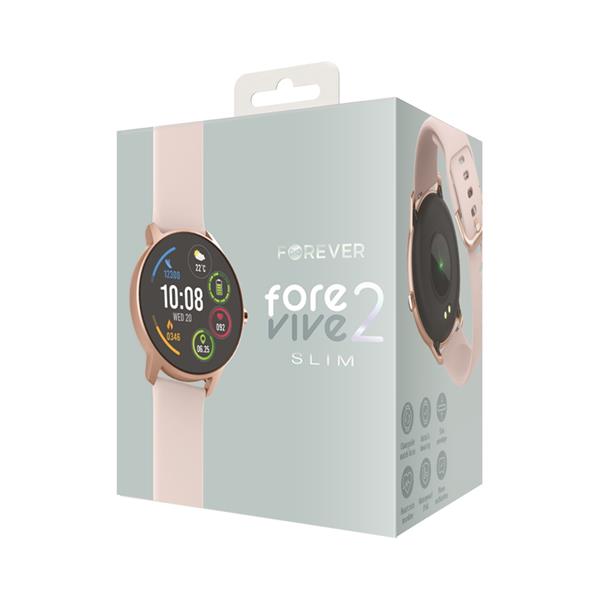 Forever Smartwatch ForeVive 2 Slim SB-325 różowe złoto-2996642