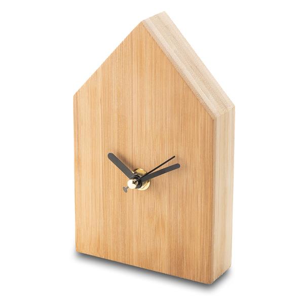 Zegar bambusowy La Casa, brązowy-2015907