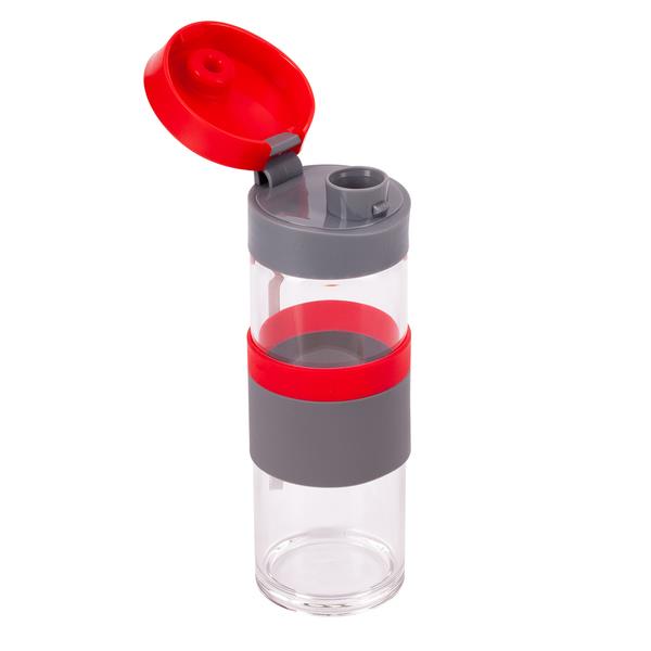 Szklana butelka Top Form 440 ml, czerwony-1531803