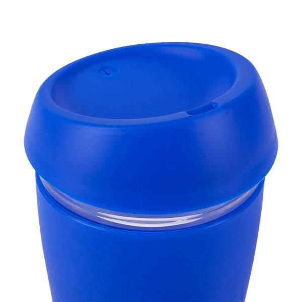 Szklany kubek Stylish 350 ml, niebieski-1531590