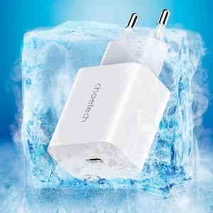 Choetech ładowarka sieciowa USB Typ C 20W Power Delivery + kabel USB Typ C - Lightning 1,2m biały (PD5005)-2247077