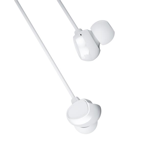 XO Słuchawki przewodowe EP53 jack 3,5mm douszne białe-2986965